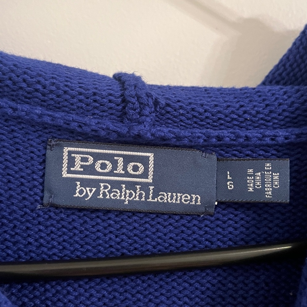 Polo Ralph Lauren Blue Sweater with Bear Design - Picture 2 of 5